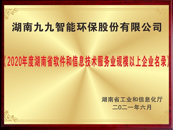 2020年度湖南省軟件和信息技術(shù)服務(wù)業(yè)規(guī)模以上企業(yè)名錄